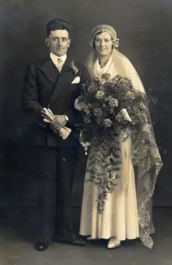 antenati animati esempio animazione foto sposi 1920