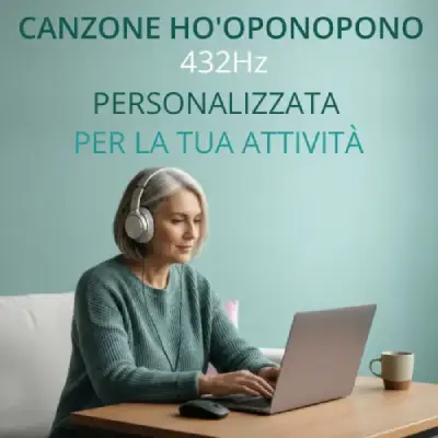 Canzone Ho'oponopono 432Hz Personalizzata Per La Tua Attività